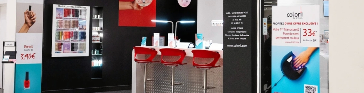 Colorii – Bar à vernis